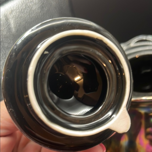 Iridescent Gold and Black Teapot - Picture 5 of 11